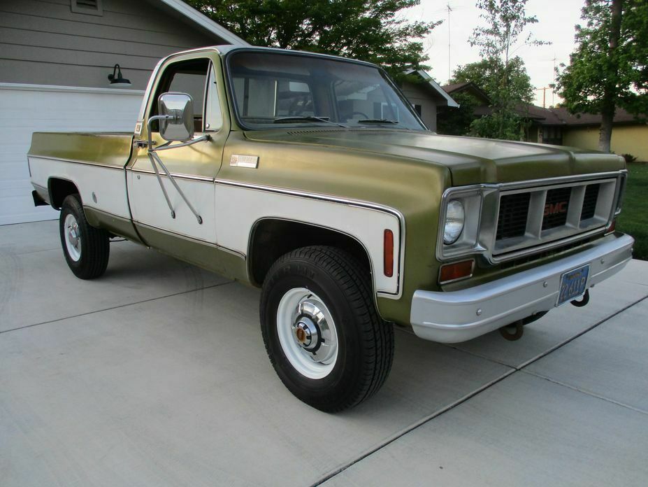 1973 Chevrolet C/K Pickup 2500 3/4 Ton 4WD RARE CA Survivor AC AT PS PB 350 V8
