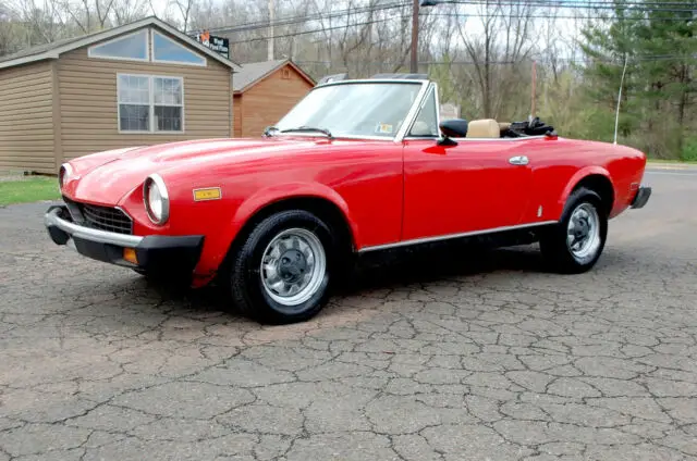 1980 Fiat 2000 Spyder