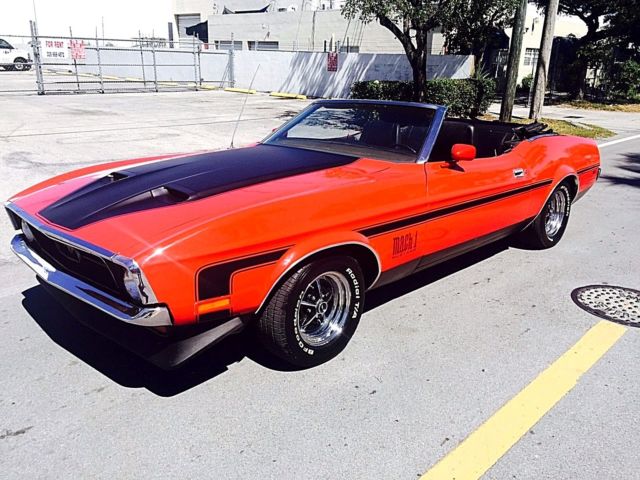 1971 Ford Mustang Mach 1 Convertible