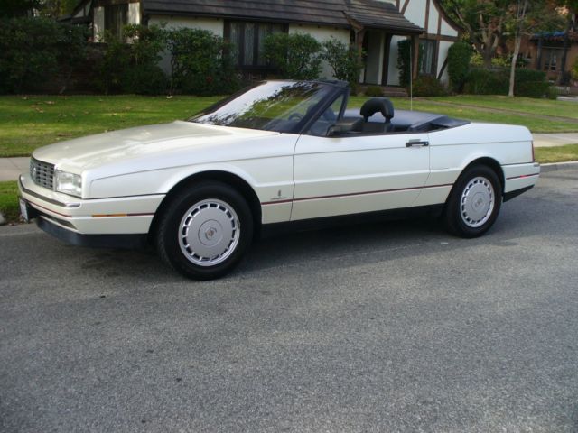 1990 Cadillac Allante WHITE