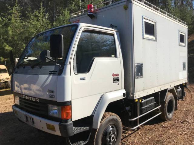 JDM right hand drive Mitsubishi Fuso bugout 4x4 Expedition camper ...