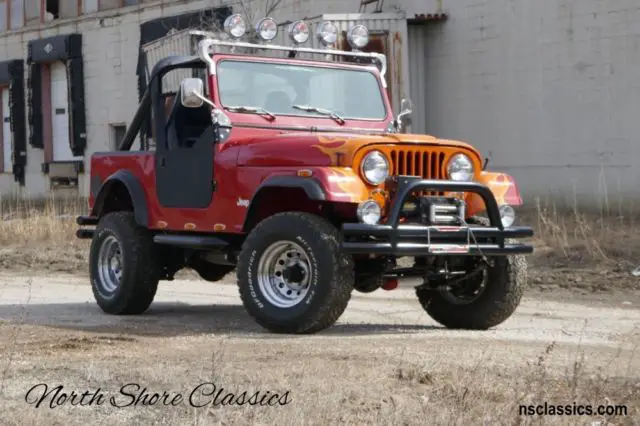 1986 Jeep CJ 2015 Cj 7 RESTORED 4X4- 9500 LBS WENCH- 4-INCH SUS