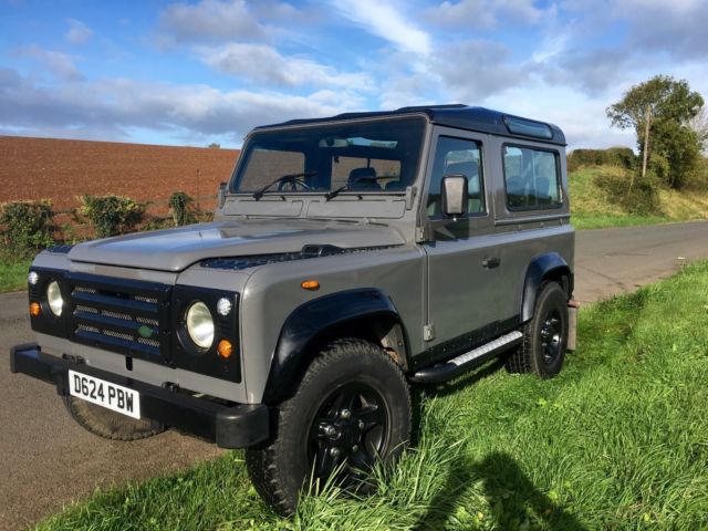 1987 Land Rover Defender Gray Leather