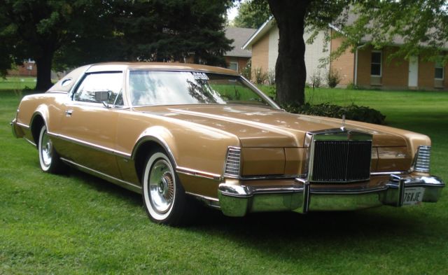 1975 Lincoln Mark Series Gold Luxury Group