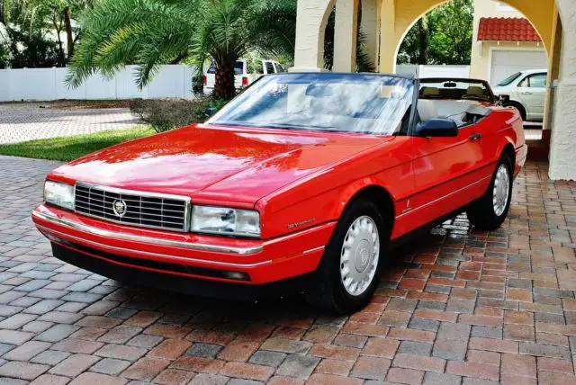 1993 Cadillac Allante Convertible only 53k Miles Accident Free Car