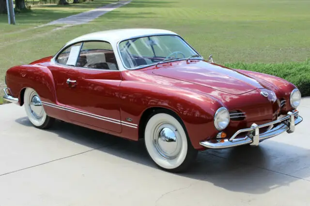 1958 Volkswagen Karmann Ghia Numbers Matching Rare Original VW Low Light Coupe