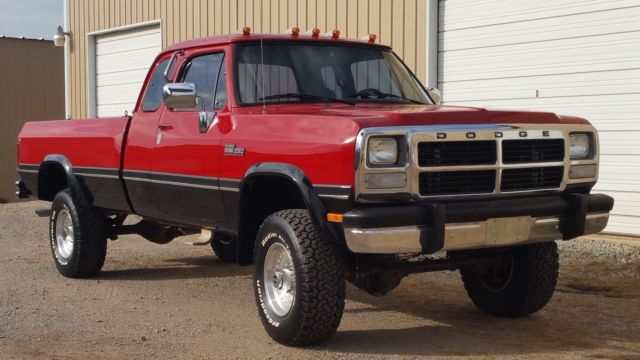 1992 Dodge Ram 2500 W250 LE SUPER-CAB 4X4 CUMMINS TURBO DIESEL