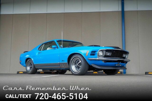 1970 Ford Mustang Mach 1 Grabber Blue 