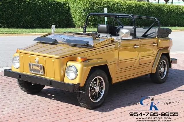 1974 Volkswagen Thing CONVERTIBLE RARE!-NUT & BOLT RESTORED-PIRELLI TIRES-PRISTINE!