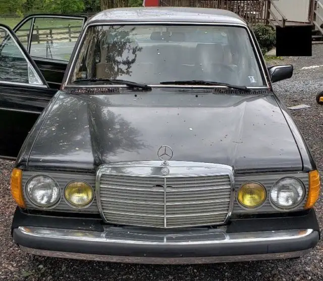 1982 Mercedes-Benz 200-Series Black with Palomino MB Tex