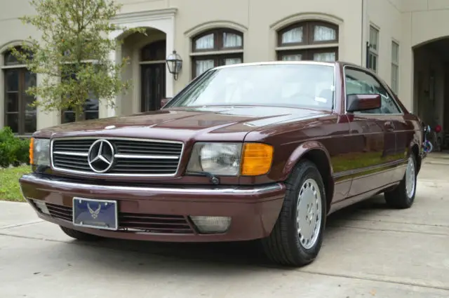 1990 Mercedes-Benz 500-Series 560 sec CARB/BAR certified