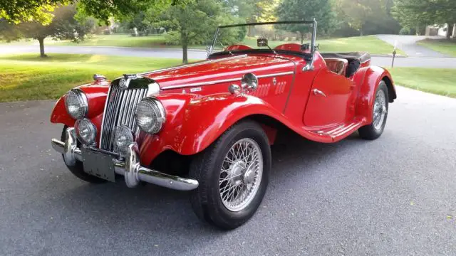 1955 MG T-Series Leather