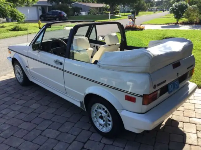 1988 Volkswagen Cabrio Triple White