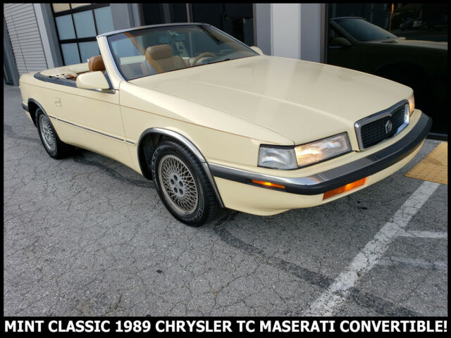 1989 Chrysler MASERATI CHRYSLER TC