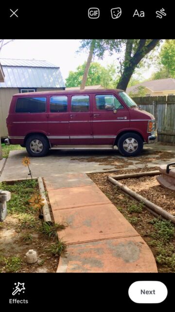 1987 Dodge Ram Van Chrome