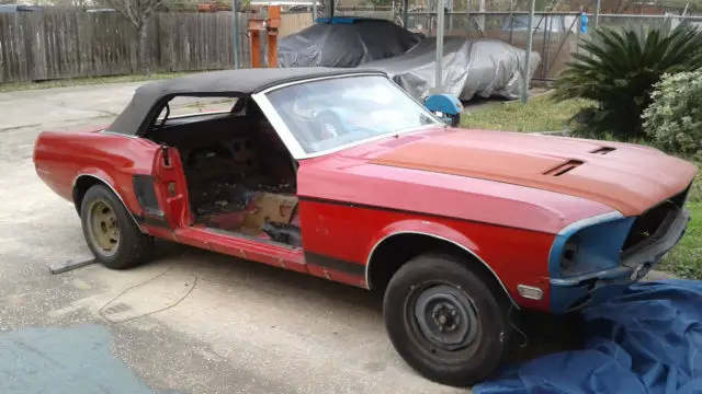 1968 Ford Mustang Base Convertible 2-Door