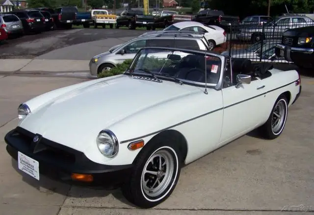 1976 MG MGB 34K ROADSTER 1.8L 4-SPD 2 SEATER CONVERTIBLE NOT MGA MIDGET