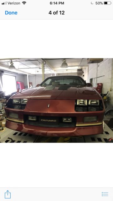 1986 Chevrolet Camaro Gold