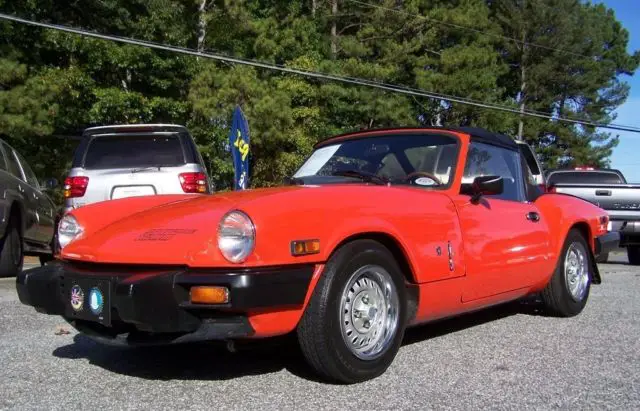 1980 Triumph Spitfire 32k 1500CC 4-SPD PRISTINE UNRESTORED SHOW QUALITY