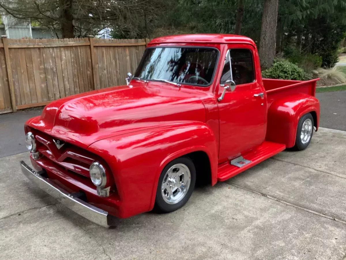 Nice truck to cruise in, built to drive. 1955 Ford F-100