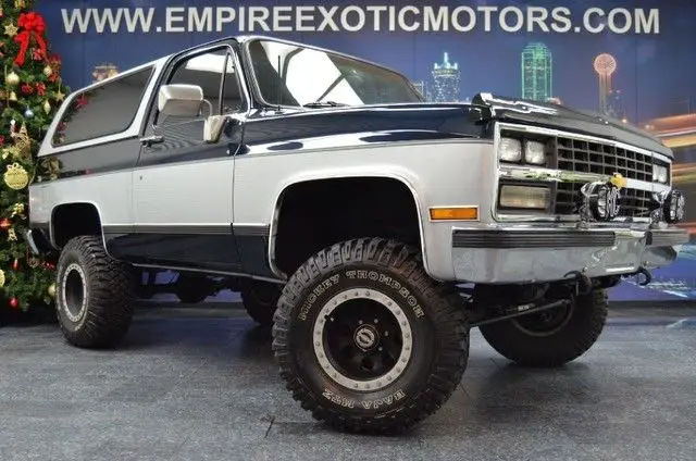 1989 Chevrolet Blazer Nicely Restored 1989 Chevy K-5 2 Door 4WD Lifted Blazer