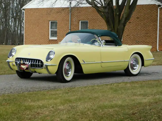 1955 Chevrolet Corvette NCRS TOP FLIGHT, BLOOMINGTON GOLD, 15K ORIG. MILES