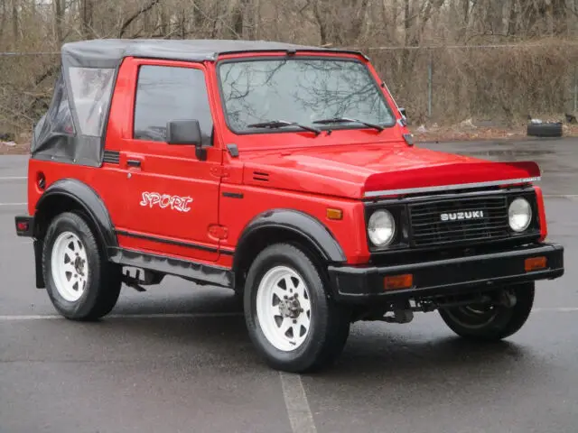 1988 Suzuki Samurai CONVERTIBLE TOP! 5 SPEED MANUAL! 59K MILES!