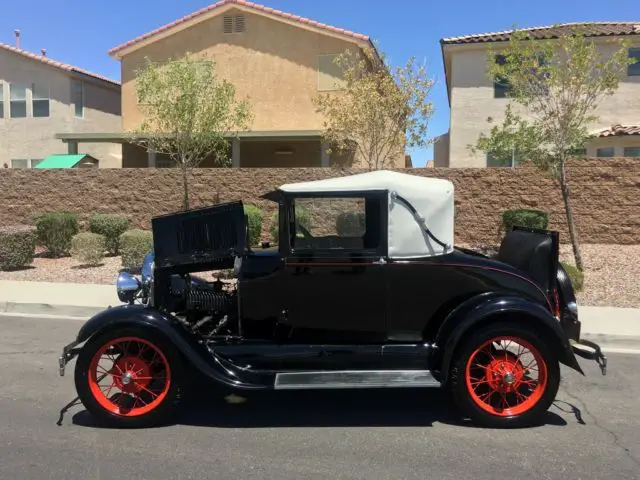 1929 Ford Model A RARE ORIGINAL RAG TOP RUNS AND DRIVES RUMBLE SEAT