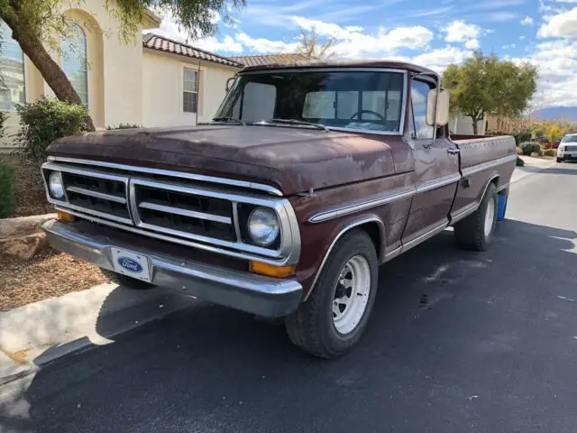 1971 Ford F-250 Custom Camper Special