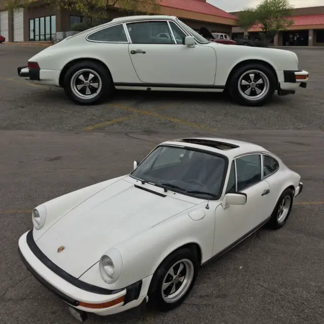 1975 Porsche 911 RARE GRANDPRIX WHITE 911 S SUNROOF COUPE RUNS