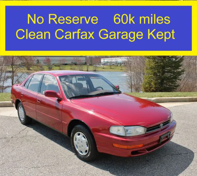 1994 Toyota Camry NO RESERVE 60K ORIGINAL MILES