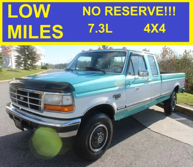 1994 Ford F-250 NO RESERVE 124,100 SUPER CLEAN LOW MILES 7.3L 4X4