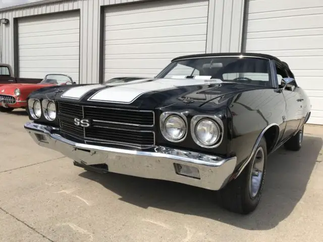 1970 Chevrolet Chevelle TRIPLE BLACK SS LS5 CONVERTIBLE