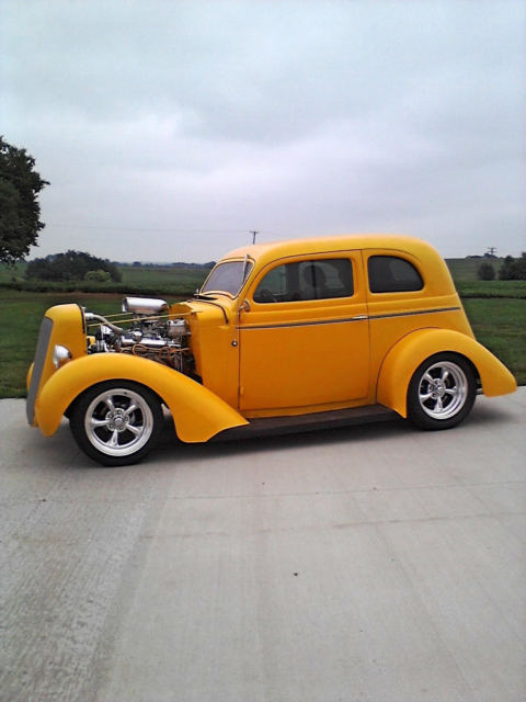 1935 Ford Custom Ply Slant Back Coupe Nostalgia Hot Rod