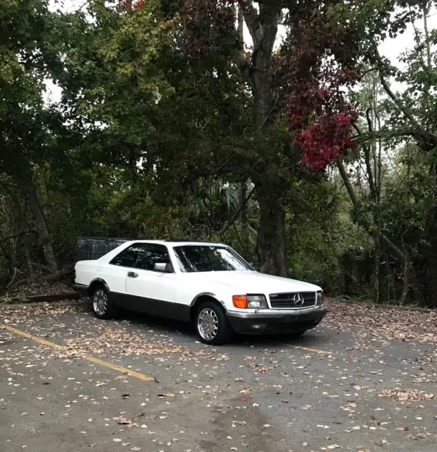 1985 Mercedes-Benz 500-Series European two-door coupe