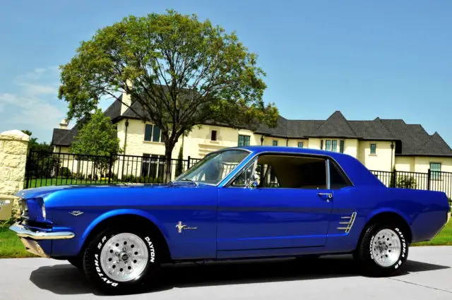 1965 Ford Mustang 289 V8  Electric Blue Pearl ONLY 10K MILES