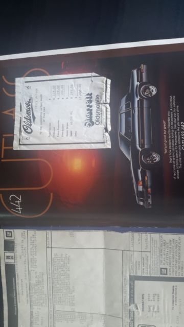 1987 Oldsmobile 442 442 Package
