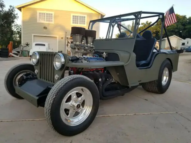 1952 Willys CJ2A KILLER STREET CAR