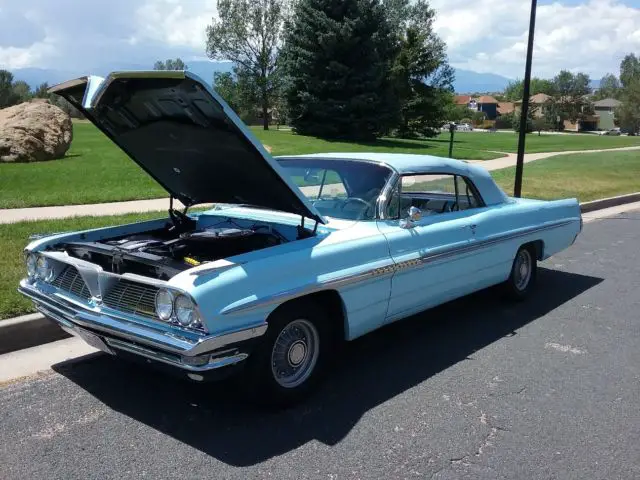 1961 Pontiac Bonneville Convertible 4 Speed 8 Lug C8 389 HO Headers