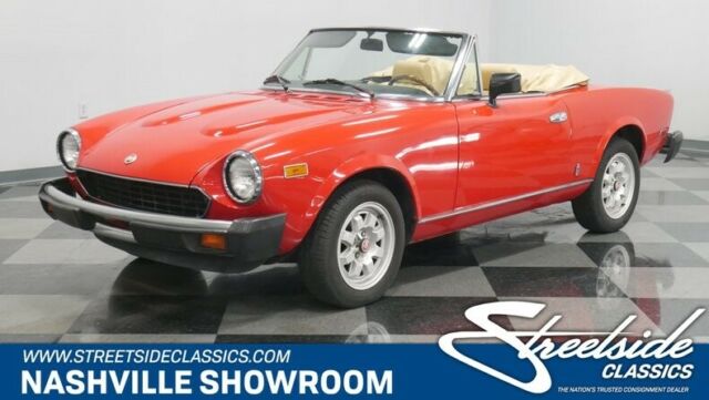 1982 Fiat Spider 2000 --