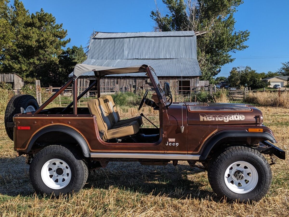 1977 Jeep CJ Rare CJ7 Renegade Levis Edition 4x4 304 V8  3 Speed!