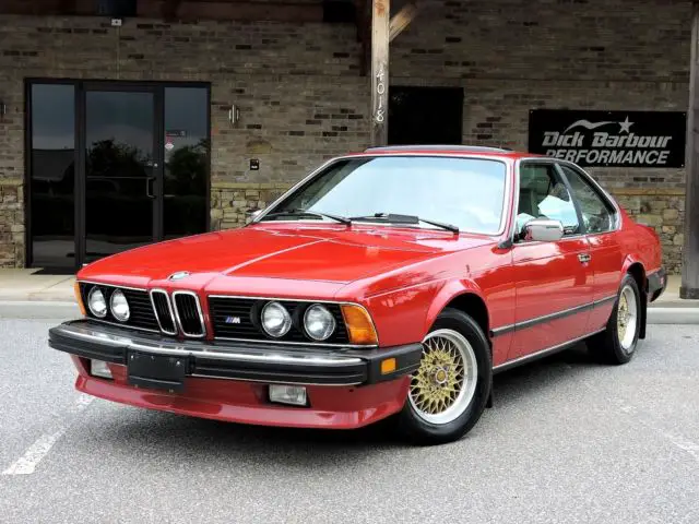 1986 BMW 6-Series 635 CSI