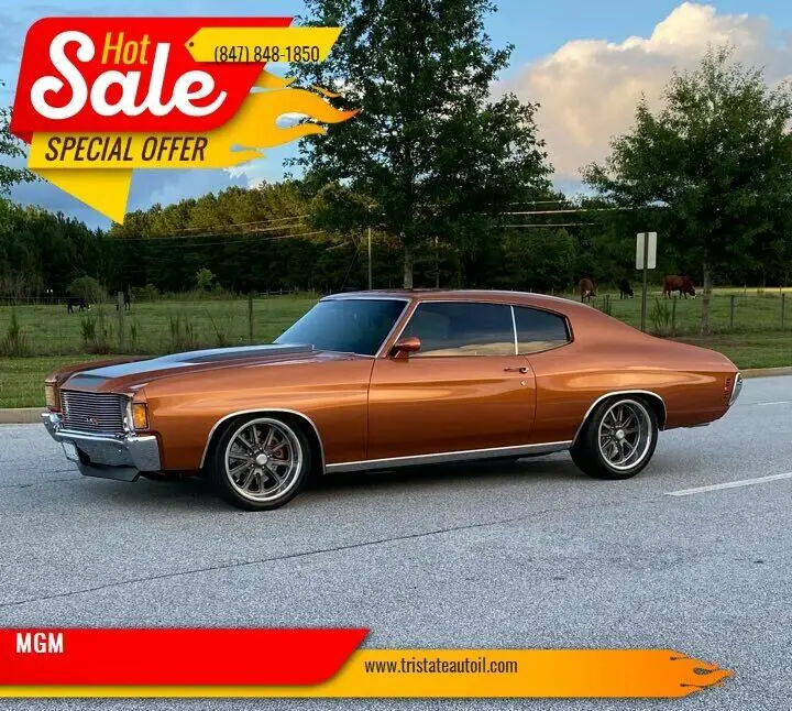 1972 Chevrolet Chevelle PROÂ TOURINGÂ LSÂ RESTOÂ MODÂ MUSCLEÂ CAR