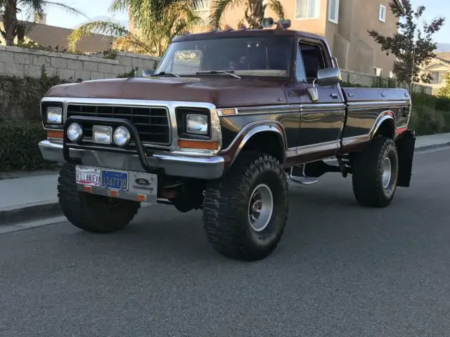 1977 Ford F-150 Custom Highboy Classic Ranger 4x4 Pickup Truck