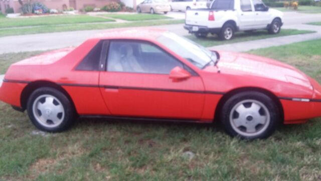 1987 Pontiac Fiero Black