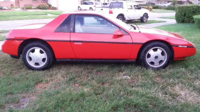 1987 Pontiac Fiero Black