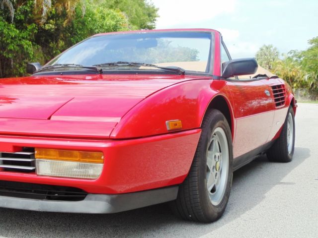 1987 Ferrari Mondial CONVERTIBLE / SPYDER  LOW MILES