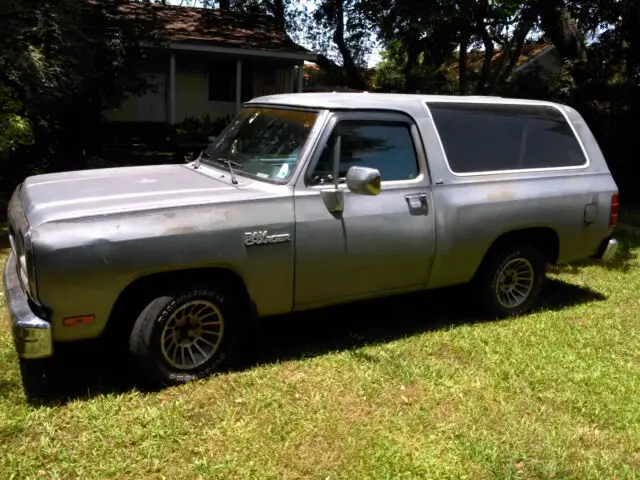 1992 Dodge Ramcharger 2 Wheel Drive