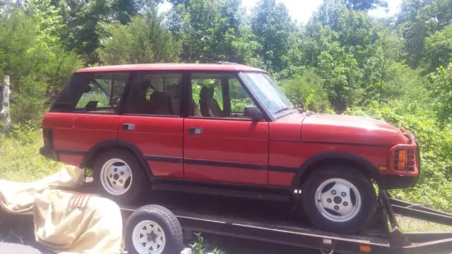 1991 Land Rover Range Rover Portafino Red Original paint