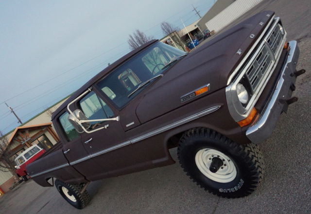 1972 Ford F-250 F250 Crew Cab